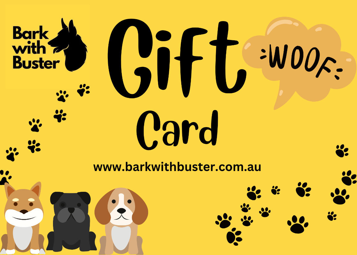 Bark with Buster Gift Cards: The Perfect Gift for Dog Lovers